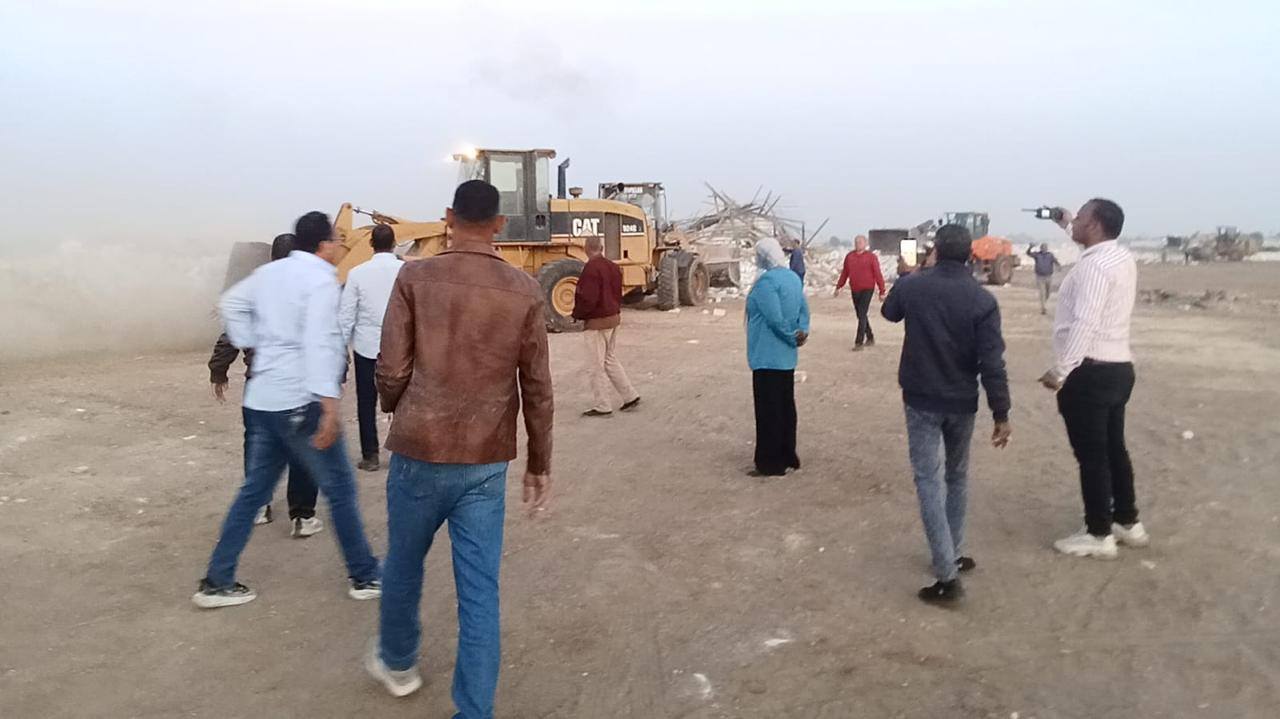 التعديات علي املاك الدولة بالمنيا